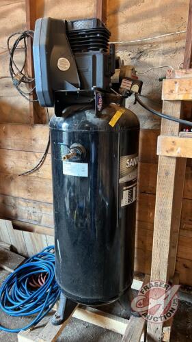 Sanborn 60-gal upright air compressor